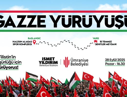 GAZZE YÜRÜYÜŞÜ: FİLİSTİN’İN ÖZGÜRLÜĞÜ İÇİN YÜRÜYORUZ! Ümraniye Belediyesi
